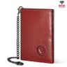 Airtag Compatible RFID Leather Wallet With Tracker Holder And Pull Out Card Case 7