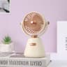 100 Speed Portable Desk Fan USB Rechargeable Mini Fan With Adjustable Angle For Office Bedroom And  10