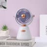 100 Speed Portable Desk Fan USB Rechargeable Mini Fan With Adjustable Angle For Office Bedroom And  11