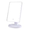 LED Makeup Mirror With Touch Control Dimmable Light Rotating Vanity Mirror For Desktop 7