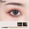 3PCS Small Gold Bar Waterproof Eyebrow Pencil Fine Tip Micro Brow Pencil With Built In Brush 10
