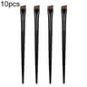 Take your eye makeup to the next level with the 10 Pack Ultra Thin Eyeliner Brush Angled Eyebrow Bru