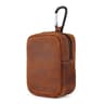 Crazy Horse Genuine Leather Waist Pouch Clip On Coin Purse for Keys Cash and Outdoor Everyday Carry