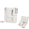 Compact Womens Card Wallet PU Leather Coin Purse With Chain Multi Card Holder 8