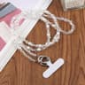 Perfume Bottle Beaded Phone Charm Crossbody Phone Strap With Phone Tether Pad 5