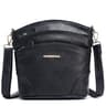 Women's Leather Shoulder Bag Large Capacity Crossbody Purse with Multi Compartment Zipper Design