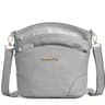 Women's Leather Shoulder Bag Large Capacity Crossbody Purse with Multi Compartment Zipper Design