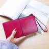 Elegant Womens Wristlet Wallet Large Capacity Long Zipper Wallet With Multi Card Slots 4