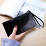 Elegant Womens Wristlet Wallet Large Capacity Long Zipper Wallet With Multi Card Slots 5