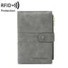 RFID Blocking Travel Passport Wallet Multi Card Document Organizer With Zipper 12