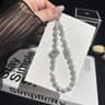 Rhinestone Flower Pearl Phone Lanyard AntiLost Crystal Beaded Phone Chain 7