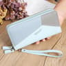 Elegant Womens Long Wallet Double Zipper Phone Wallet With Card Holder And Coin Purse 10