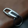 Premium Leather Key Chain Metal Car Key Holder Durable Metal Key Ring For Everyday Carry 3