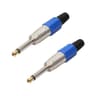 635mm GoldPlated Mono Microphone Audio Plug For Mixers And Sound Equipment 3