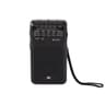 Portable AM FM Shortwave Radio with Dual Power and LED Light