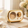Vintage RadioShaped Toothpick Holder With Dustproof Storage 7
