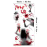 Halloween Door Hanger Curtain Decoration with Water-Resistant Polyester Fabric