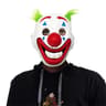 Halloween Horror Clown Mask With Wig For Spooky Costume Parties 6