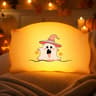 Halloween Pillow Silicone Night Light with Touch Control and 3 Brightness Levels
