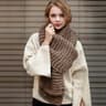Womens Thick Iceland Wool Knit Winter Scarf 4