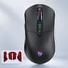 TriMode Wireless Gaming Mouse With 12800 DPI And RGB Backlighting 12
