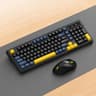 Rechargeable Wireless Keyboard And Mouse Combo With Bluetooth And Backlit 98Key Design 15