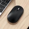 Dual Mode Wireless Bluetooth Mouse with Silent Clicks and USB-C Rechargeable Battery
