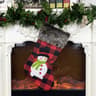 Christmas Stocking Gift Bag Decorative Holiday Hanging Stocking 6