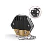 Multifunctional Hexagonal EDC Keychain brass