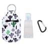 Leakproof hand sanitizer holder keychain for everyday carry