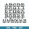 Slit Monogram Letters Svg, Split Monogram Alphabet Svg, Png Dxf File.jpg