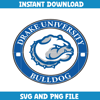Drake Bulldogs University Svg, Drake Bulldogs logo svg, Drake Bulldogs University, NCAA Svg, Ncaa Teams Svg (19).png