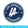 Los Angeles Chargers Football Cirlce Logo Svg, Los Angeles Chargers Svg, NFL Svg, Png Dxf Eps Digital File.jpeg