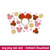 Concha Mouse Full Wrap, Concha Mickey _ Minnie Mouse Full Wrap Svg, Starbucks Svg, Coffee Ring Svg, Cold Cup Svg,png, dxf, eps file.jpeg