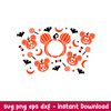 Halloween Pumpkin Ears Full Wrap, Halloween Pumpkin Mickey Mouse Full Wrap Svg, Starbucks Svg, Coffee Ring Svg, Cold Cup Svg,png,dxf,eps file.jpeg