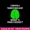 I Survived A Traumatic Brain Injury What_s Your Excuse Svg, Png Dxf Eps File.jpeg
