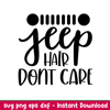 Jeep Hair Dont Care 1, Jack Face Svg, Smiling Jack Svg, Nightmare Svg, Halloween Svg, png, eps, dxf file.jpeg