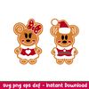 Mouse Gingerbread Cookies, Mouse Gingerbread Cookies Svg, Christmas Svg, Merry Christmas Svg, Santa Claus Svg, png,dxf,eps file.jpeg