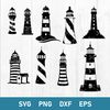 Lighthouse Bundle Svg, Lighthouse Svg, Nautical Svg, Png Dxf Eps Digital File.jpeg