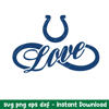 Love Indianapolis Colts Svg, Indianapolis Colts Svg, NFL Svg, Png Dxf Eps Digital File.jpeg