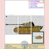 Panther tank summer camouflage cross stitch