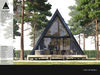 A Frame House, Modern House, Farm House, Architectural Plans - 24' x 36' ( 864 Sq Ft ) - Version 1 - Facade  Black Metal - 49 Pages PDF 1 (3).jpg