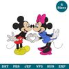 Disney Mickey Mouse Embroidery design - Couple embroidery Design Mickey Mouse Embroidery File - 5 Sizes, Pes Dst, Jef  Instant Download image 1.jpg