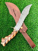 Custom-Damascus-Steel-Hunting-Bowie-Knife - Handcrafted-Edge - BladeMaster (1).jpg