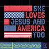 She Loves Jesus And America Too Svg, Party In The Usa Svg, God Bless America Svg, Independence Day Svg, Instant Download.jpg