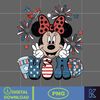 Minnie Usa 4th of July Svg, Mickey Sublimation, Fourth of July Sublimation, 4th Of July Svg, America Svg Sublimation, Instant Download.jpg