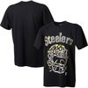 Men's Pittsburgh Steelers  Distortedd Black LEADERS T-Shirt.jpg