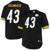 Men's Pittsburgh Steelers Troy Polamalu Mitchell & Ness Black Big & Tall Retired Player Mesh T-Shirt.jpg
