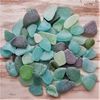large pieces of mix colors sea glass