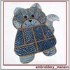 ITH-embroidery-design-rug-made-of-patches-of-chenille-Cat